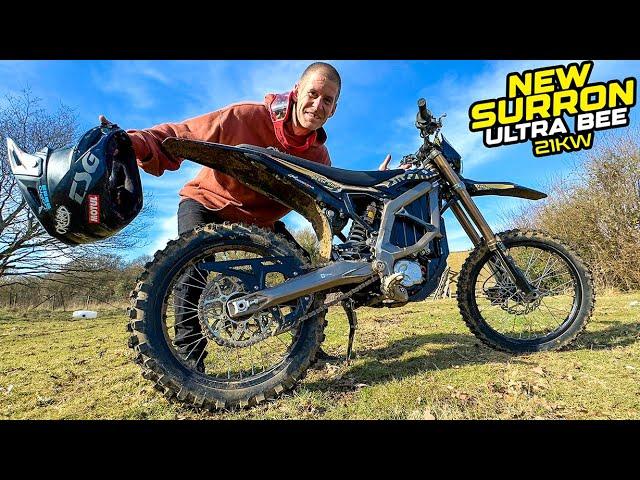 NEW MEGA POWERFUL 21KW SURRON ULTRA BEE - PETROL BIKE DESTROYER!