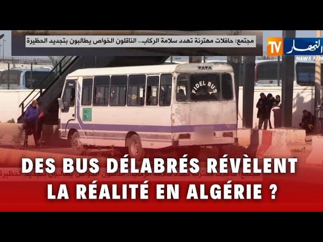 Puissance ou illusion ? Des bus délabrés en Algérie face aux progrès du Maroc : quelle comparaison ?