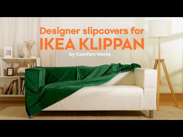 Transform Your IKEA Klippan with Easy-to-Install Sofa Slipcovers | Comfort Works