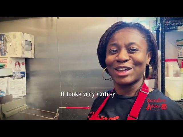 Sandra Aduke kitchen making Abula! | Naija Owambe style ‍‍