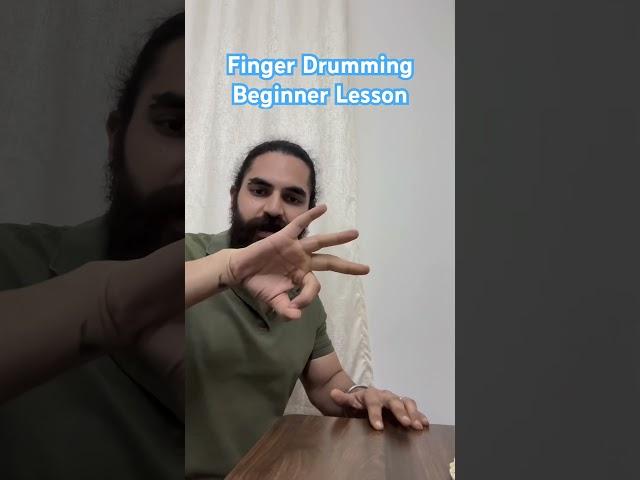 Finger Drumming Beginner Lesson #drummer #drums #tutorial #percussion