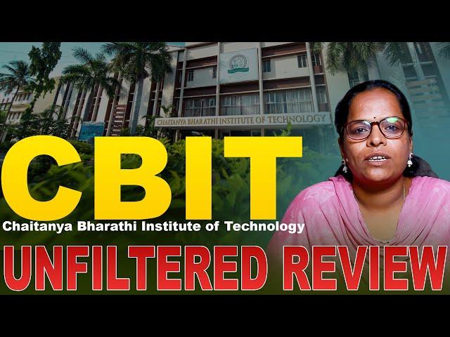 Is CBIT the Best Engineering College in TS? | Brutally Honest Review by SBR TALKS