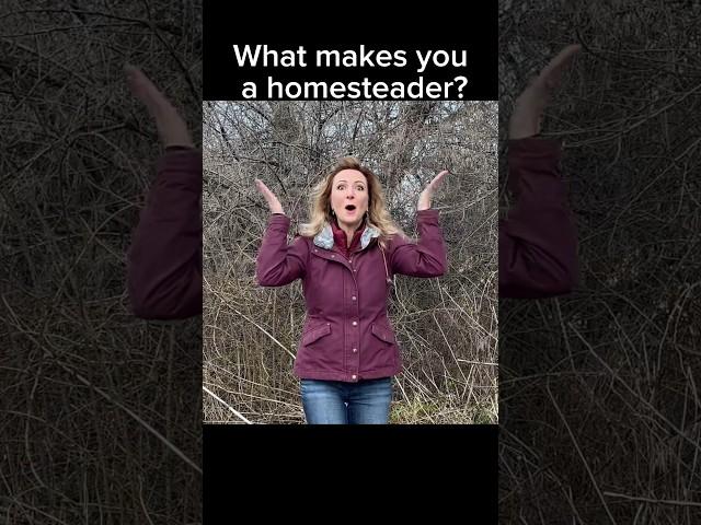 ARE YOU A HOMESTEADER? #homesteading #homesteader #shorts #homestead #offgrid #selfsufficient