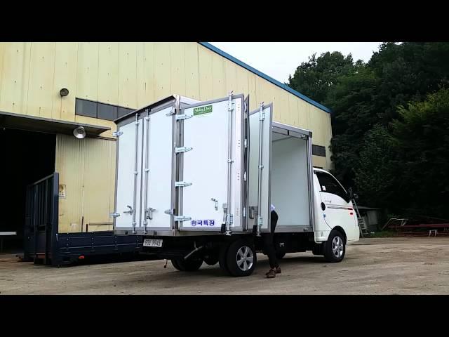 open side dry van truck!!(주)한국특장 Hankook special Truck co., Ltd