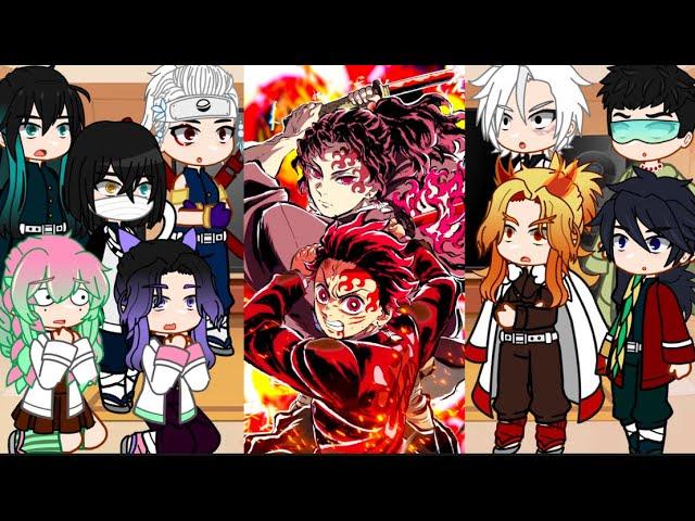 | Hashira React To Tanjiro And Yoriichi |  Demon Slayer | Gacha | Memes |