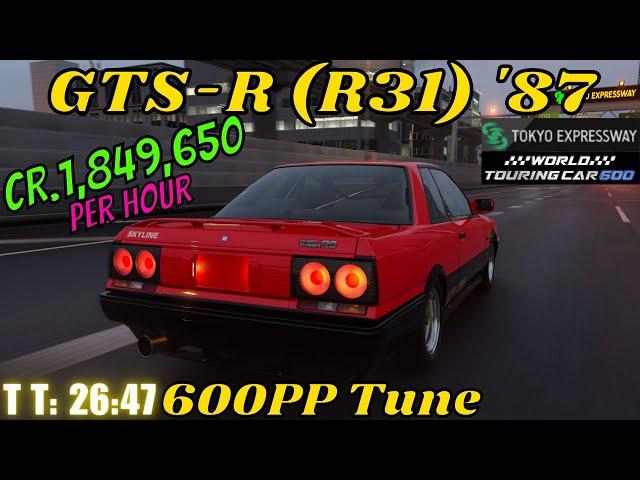 GT7|Skyline GTS-R (R31) '87|Tokyo 600pp build|1.48