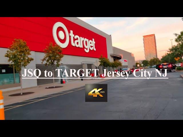 Journal Square to TARGET Jersey City NJ Walking Tour 4k ultra hd 60fps