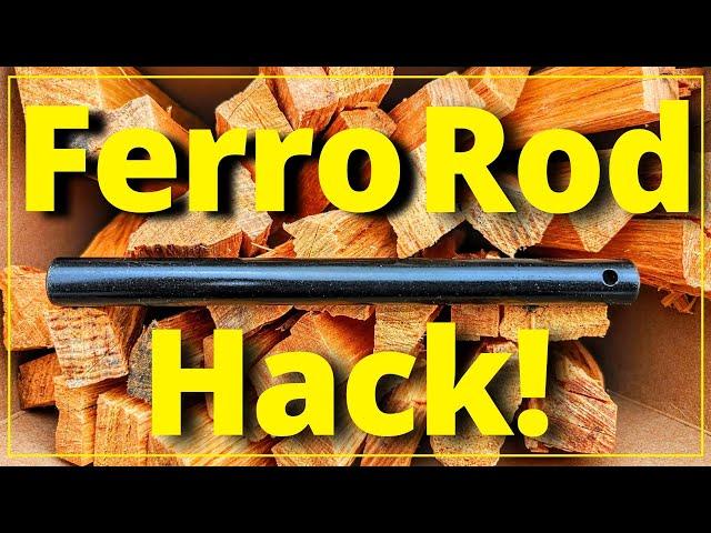 Ferro Rod Hack!  [Great Idea! ]