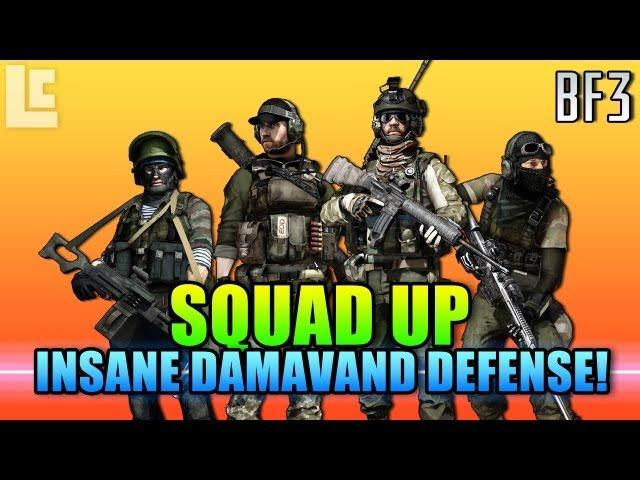 Squad Up - Amazing Damavand Peak Defense Action Packed (Battlefield 3 Gameplay/Commentary)