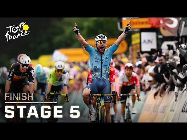 Mark Cavendish wins record-breaking 35th stage in Tour de France Stage 5 | Cycling on NBC Sports