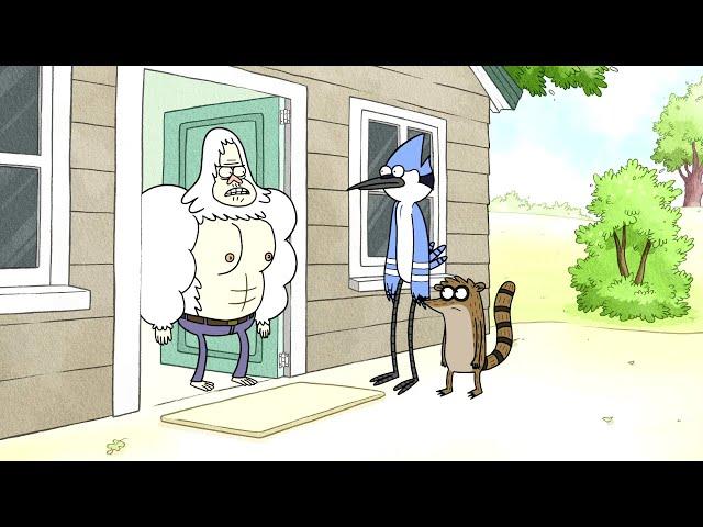 Regular Show - Mordecai And Rigby Look For A TV