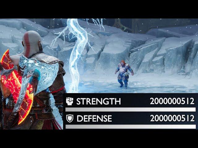 2 BILLION STRENGTH KRATOS | God of War: Ragnarok NG+ | DELETING BOSSES | GMGOW PS5 4K