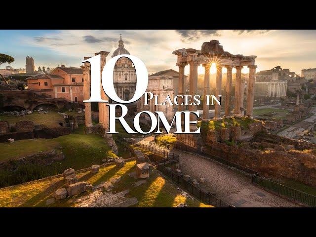 10 Most Beautiful Places to Visit in Rome Italy  | ROME TRAVEL GUIDE
