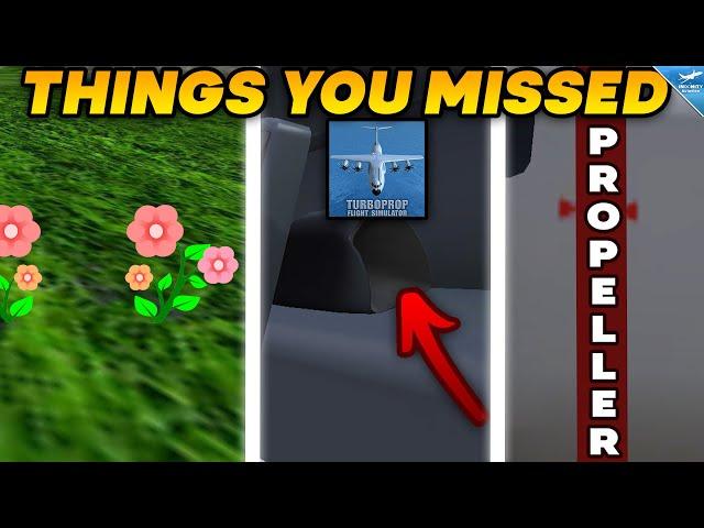 Crazy TFS THINGS You NEVER NOTICED! - Turboprop Flight Simulator