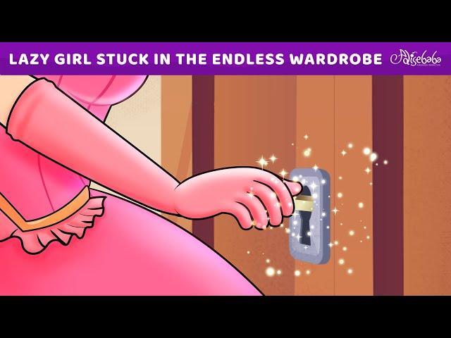 Lazy Girl Stuck in the Endless Wardrobe  | Bedtime Stories for Kids in English | Fairy Tales