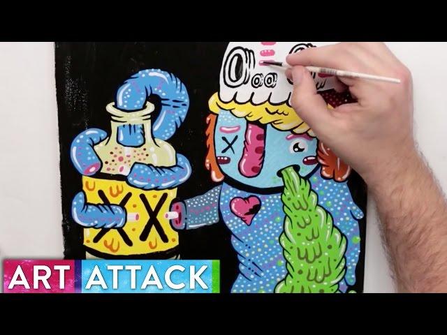 MORTALITY Timelapse Art by Jacob Livengood | Art Attack