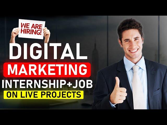 Digital Marketing Internship with Job Placement Services | Digital marketing internship for freshers