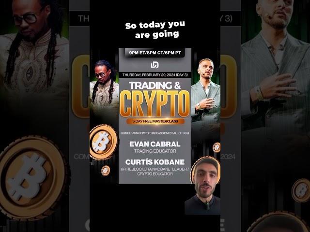 Last day of our Crypto Free Masterclass  #crypto #youtube #athens #greece #trading #bitcoin #eth