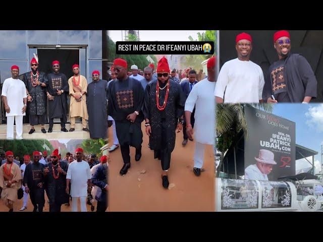 Emoney, Obi Cubana & Others Billionaires Storm Nnewi Bid Farewell To Senator Late Ifeanyi Ubah