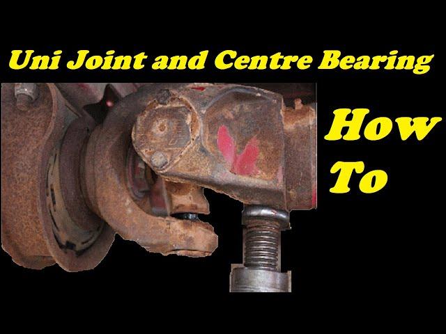 Uni Joint and Centre Bearing Replacement- Spicer- (commmercial) truck