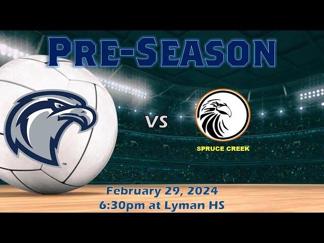 V 2.29.24 Preseason Lake Howell vs Spruce Creek Men's Volleyball