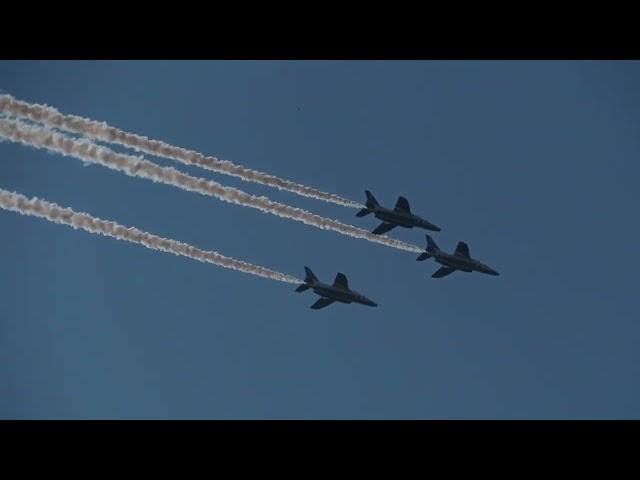 ブルーインパルス松島基地上空訓練