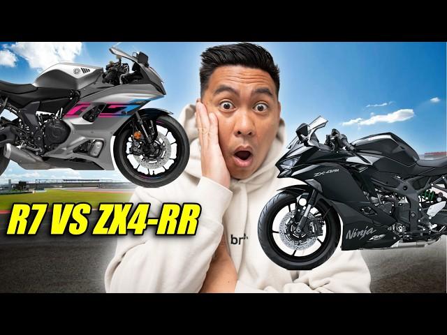 YAMAHA R7 VS KAWASAKI NINJA ZX4-RR TWO "BEGINNER" SPORTBIKES