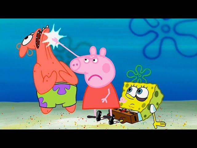 Peppa Pig beats up Patrick