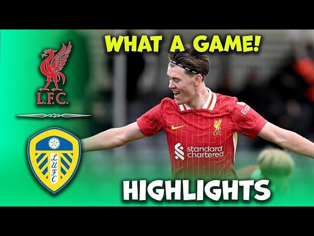 Liverpool vs Leeds United | u18 Premier League epl | Liverpool highlights 01-03-2025