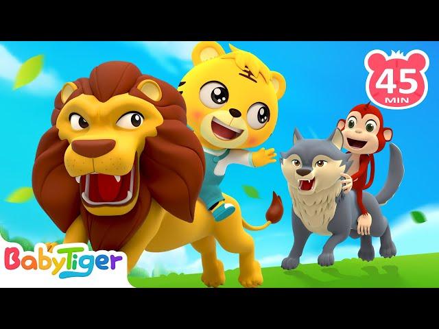 Fun at the Zoo | Animal Songs & Nursery Rhymes | Animals For Kids - BabyTiger