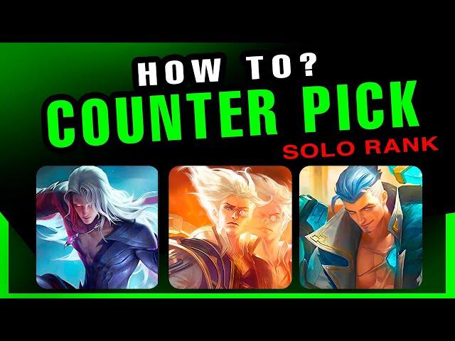 How to Counter Pick Meta Hero on MOBILE LEGENDS  | Cris DIGI Tips and Guides
