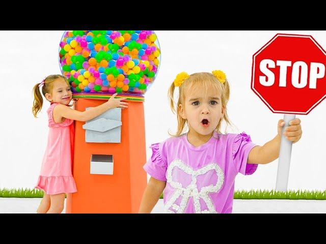 Alice helps her friend find the missing candies from the Gumball Machine