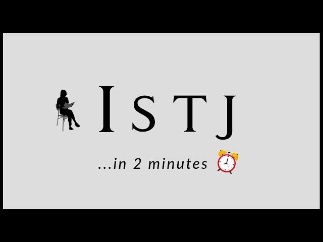 How To Spot an ISTJ in 3 Minutes...