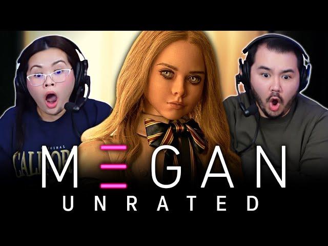 M3GAN (2023) MOVIE REACTION!! First Time Watching | Unrated Megan Reaction