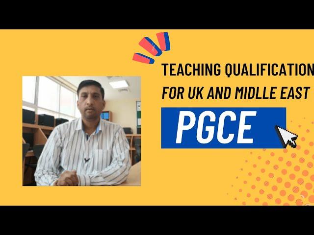 Teaching Qualification PGCE