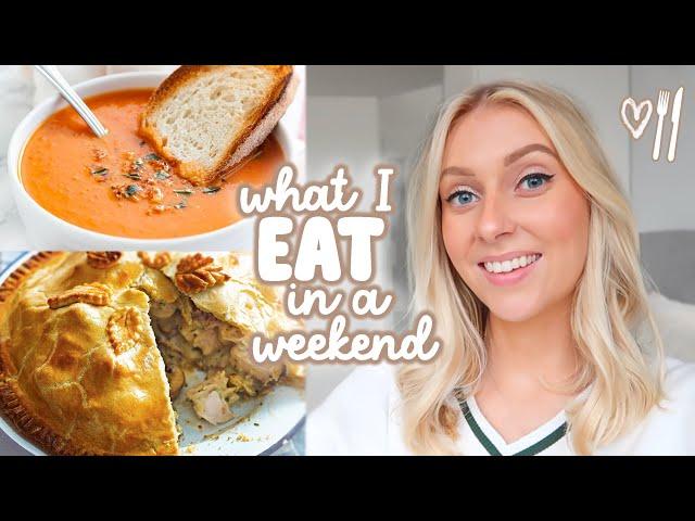 what I eat in a weekend ️ warm winter meals!