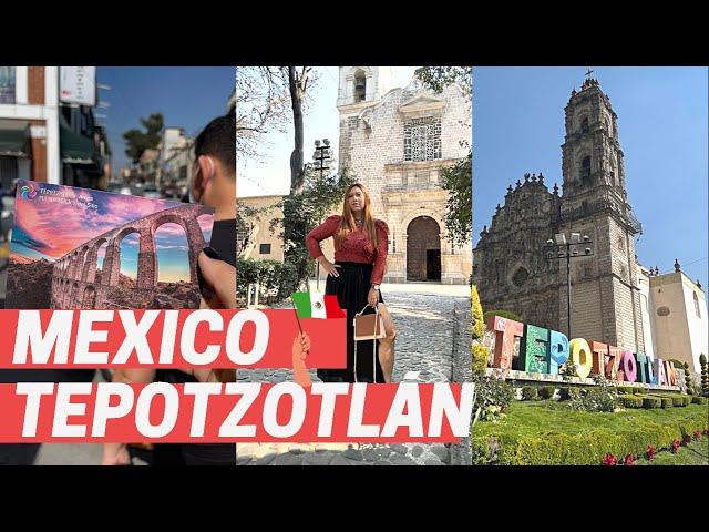 Tepotzotlán Mexico  Scenic Walk 2021 Vlog [4K]