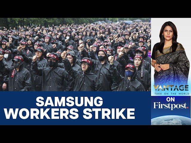 Samsung Workers Launch Indefinite Strike Over Pay and Leave Policies | Vantage with Palki Sharma