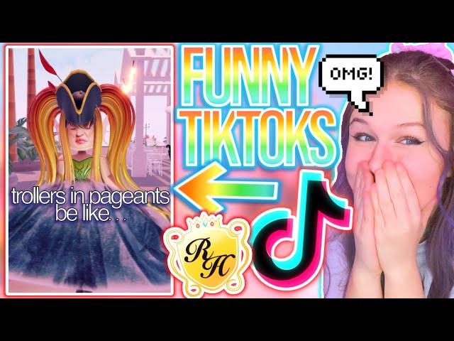 REACTING TO FUNNY ROYALE HIGH TIKTOKS! ROBLOX Royale High Viral Funny Moments