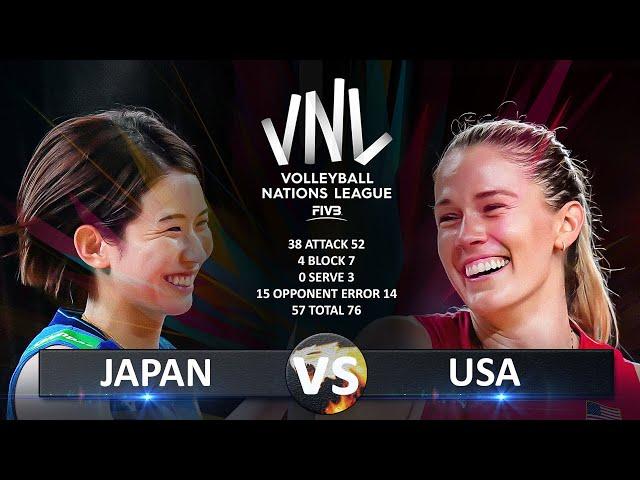 Japan vs USA | Women's VNL 2024