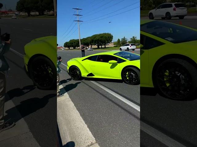 SUPERCARS LEAVING CAR SHOW!