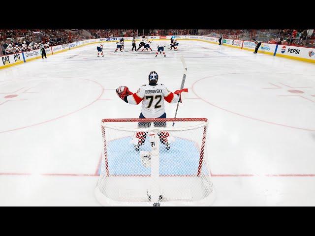 Sergei Bobrovsky picks up third shutout of the playoffs
