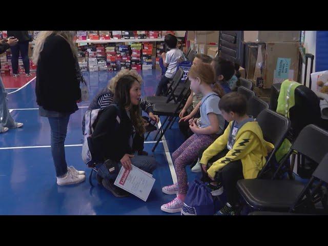 KRQE Cares visits Peralta Elementary School to put shoes on kids