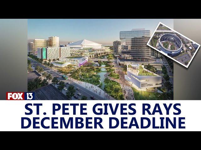 The Rays face new December 1st deadline to terminate stadium agreement