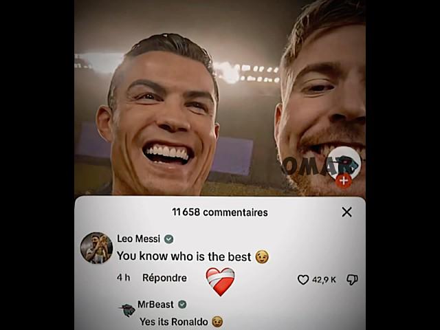 Cristiano Ronaldo X Mr Beast VS Messi ️‍🩹 #football #funny #fyp #cr7