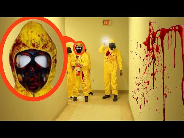 if you ever see bloody hazmat people in the BACKROOMS, RUN & HIDE Fast!! (They are bad)