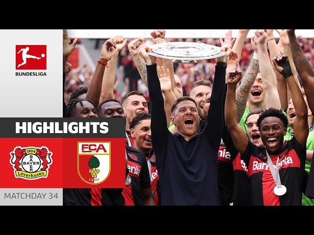 THEY REALLY DID IT! | Bayer 04 Leverkusen - FC Augsburg 2-1 | Highlights | Matchday 34 – Bundesliga