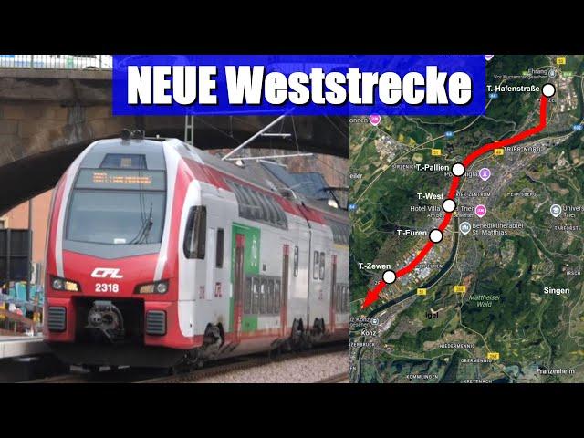 [Doku] Deutschlands NEUSTE Bahnstrecke eröffnet | 19km Strecke, 5 NEUE Bahnhöfe | Weststrecke Trier