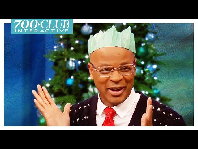 Cracking Open Classic CHRISTMAS Crackers! | The 700 Club Interactive