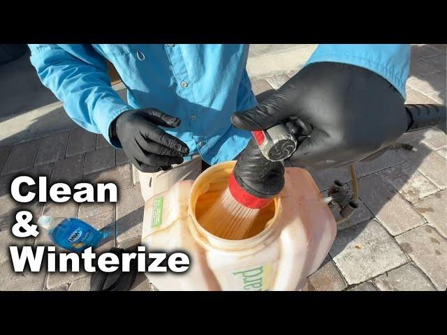 How to Clean and Winterize Your Yard Mastery 4 Gallon BackPack Sprayer